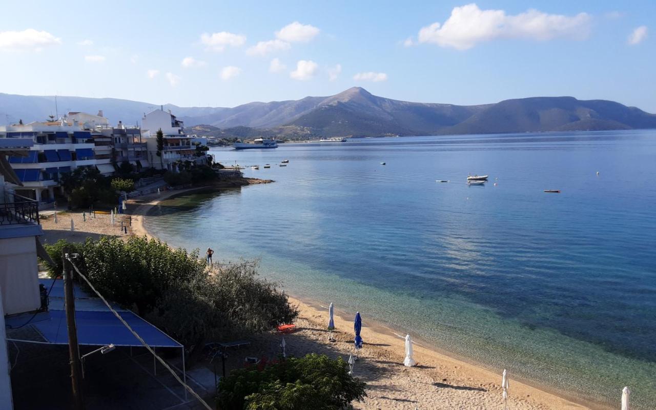 Nea Styra Seafront Apartment With Stunning View Dış mekan fotoğraf